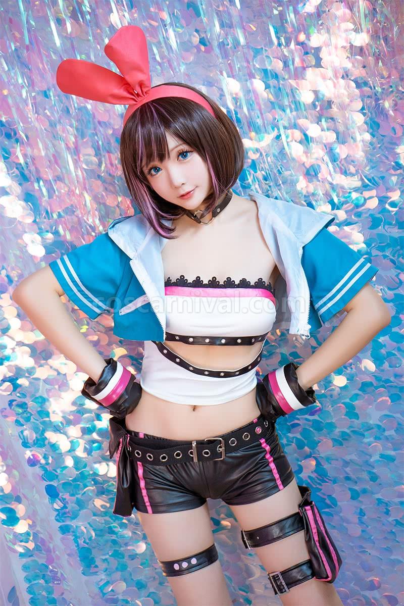 Youtuber キズナアイ 女 コスプレ衣装 coscarnival
