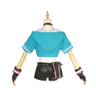 Kizuna AI cosplay costume from VTuber, back view
