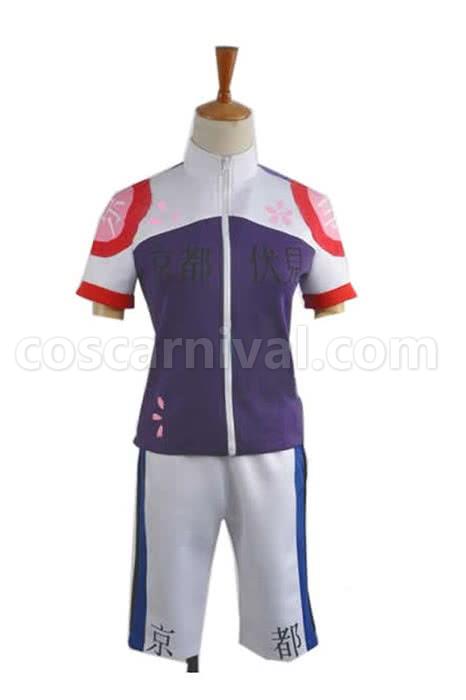 Yowamushi Pedal Kyoto Fushimi Members Akira Climber Race Suit Cosplay Costume coscarnival
