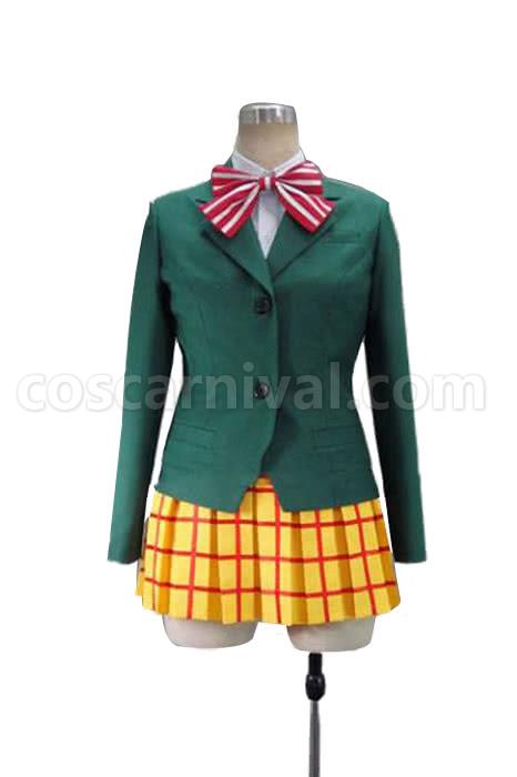 Yowamushi Pedal Miki Kanzaki School Uniform Cosplay Costume coscarnival