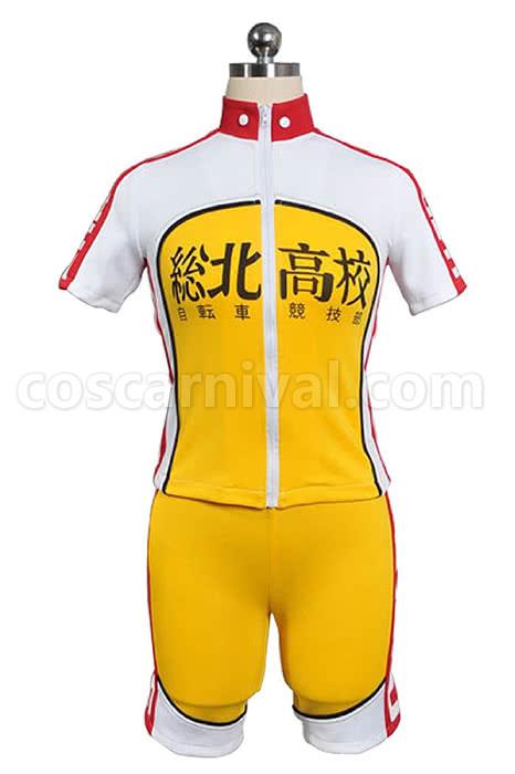 Yowamushi Pedal Sohoku Members Bicycle Race Suit Cosplay Costume coscarnival
