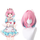 yumemi riamu pink mixed blue short wigs costumes