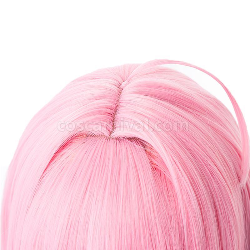 yumemi riamu pink mixed blue short wigs costumes