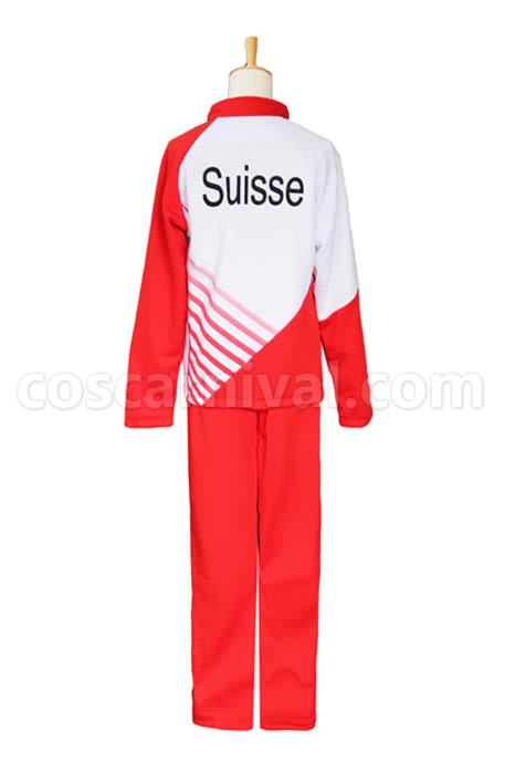 Yuri on Ice Christophe Giacometti 스포츠웨어 정장 코스프레 의상 coscarnival