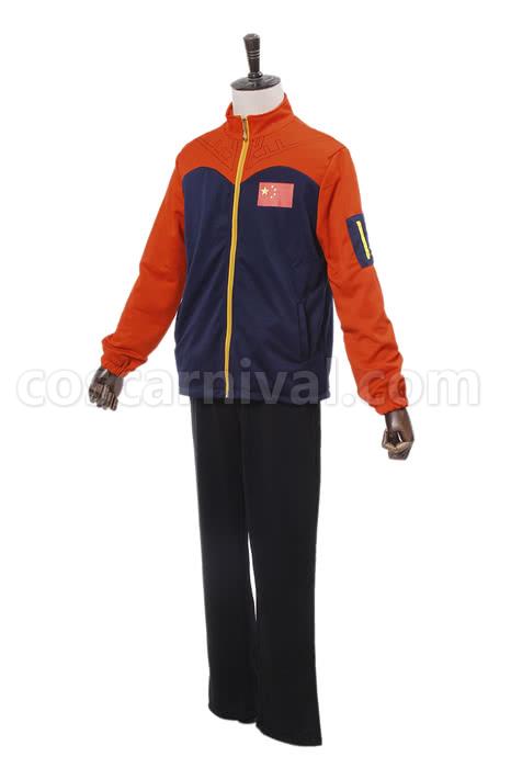 Yuri On Ice Guang Hong Ji 운동복 정장 코스프레 의상 coscarnival