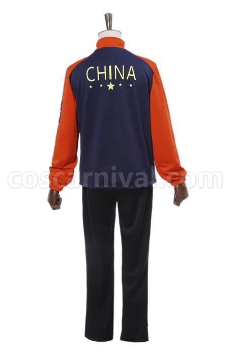 Yuri On Ice Guang Hong Ji 운동복 정장 코스프레 의상 coscarnival