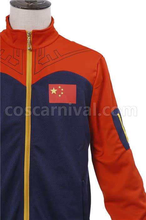 Yuri On Ice Guang Hong Ji 운동복 정장 코스프레 의상 coscarnival