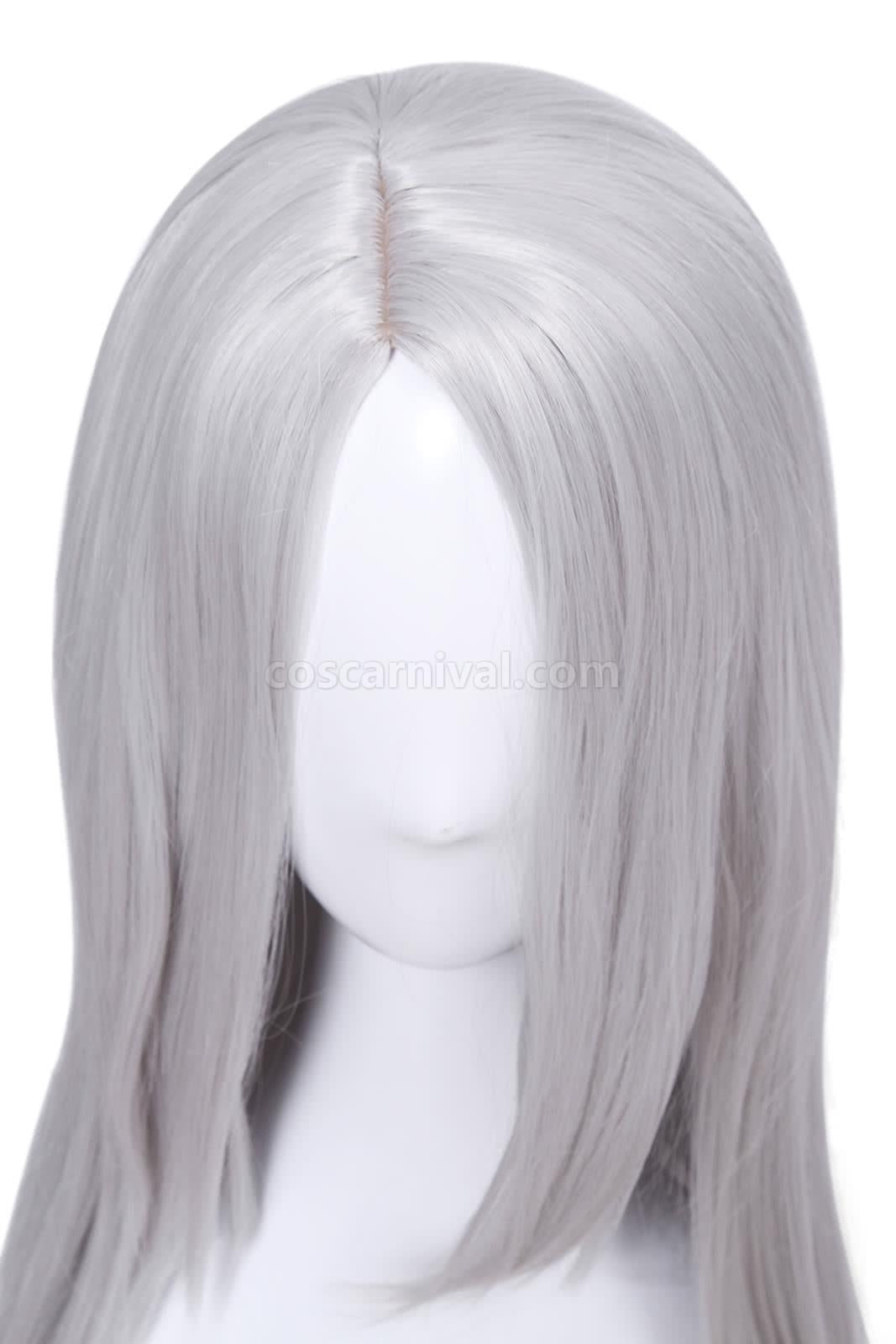 Yuri on Ice Victor Nikiforov 롱 실버 코스프레 의상 coscarnival