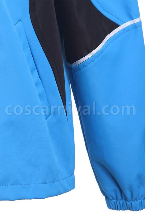 Yuri on Ice 유리 카츠키 블루 스포츠웨어 자켓 코스프레 의상 coscarnival