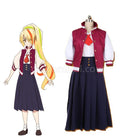ZOMBIE LAND SAGA Nikaido Saki Full Sets Cosplay Costume, front view