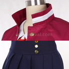 ZOMBIE LAND SAGA Nikaido Saki Full Sets Cosplay Costume, collar detail
