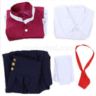 ZOMBIE LAND SAGA Nikaido Saki Full Sets Cosplay Costume, top view
