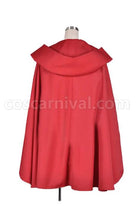 ZONE-00 Ruiko With Red Cloak Cosplay Costume, back view